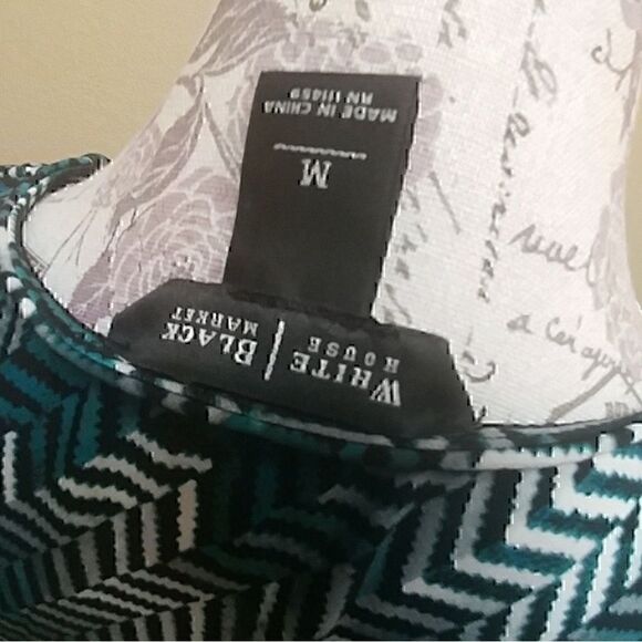 NWOT. WHBM MULTI COLOR COWL NECK - Picture 6 of 6